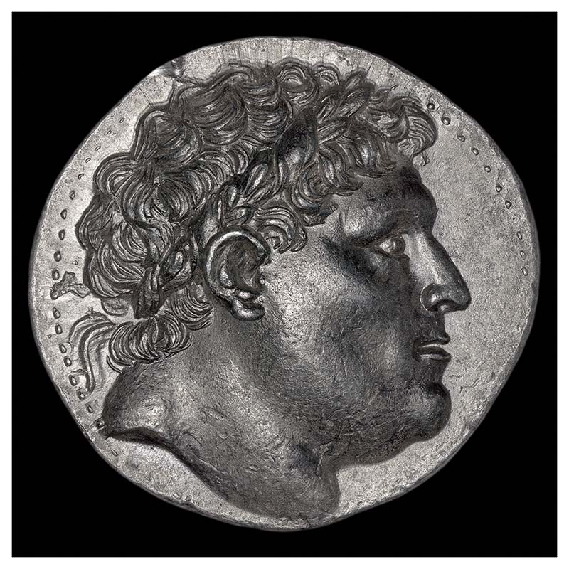 Eumenes I of Pergamon tetradrachm obverse