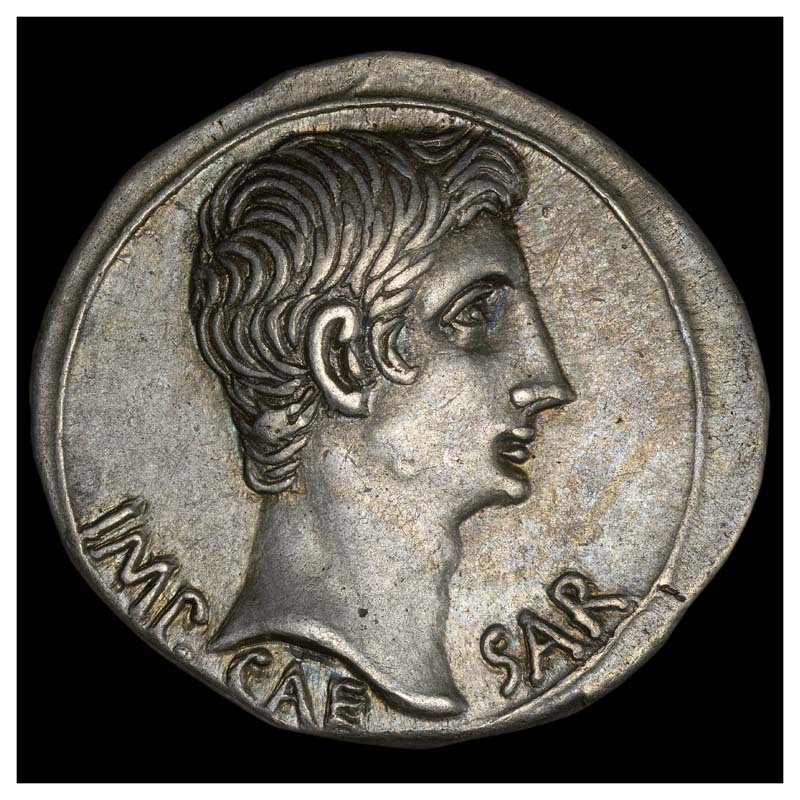 Augustus Diana cistophorus obverse