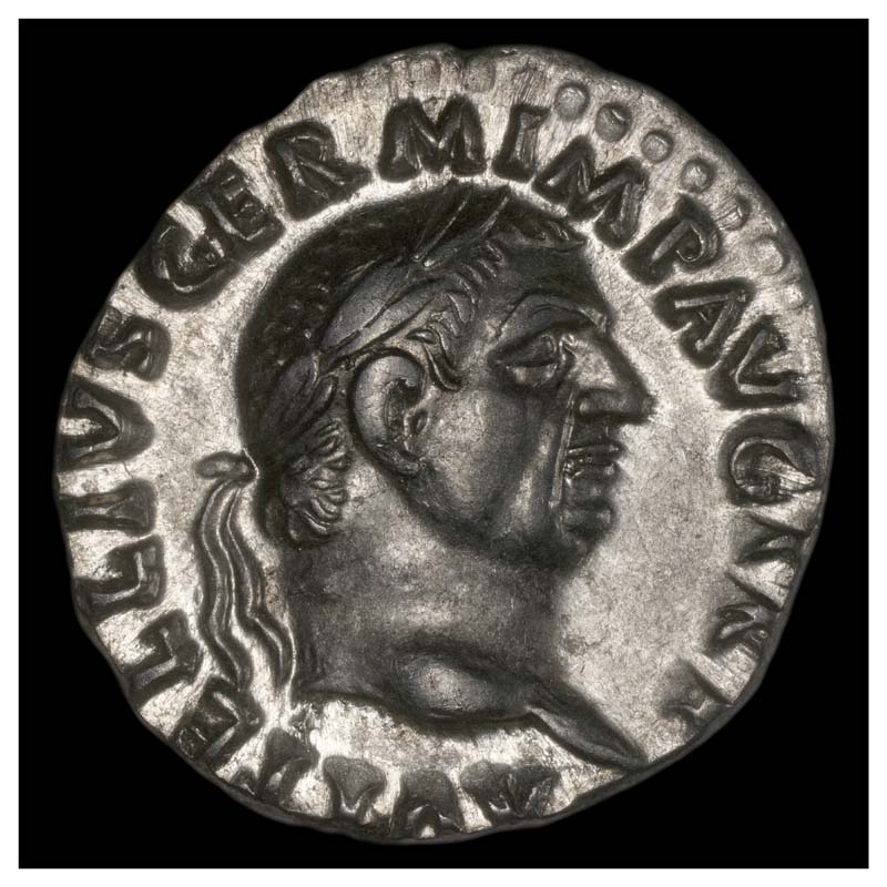 Vitellius denarius obverse