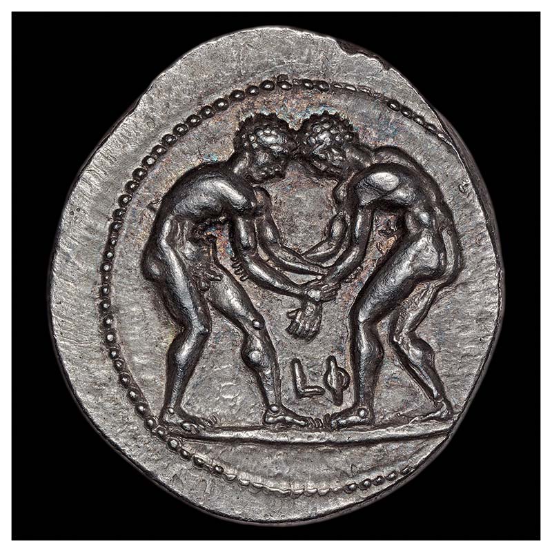 Aspendos stater obverse