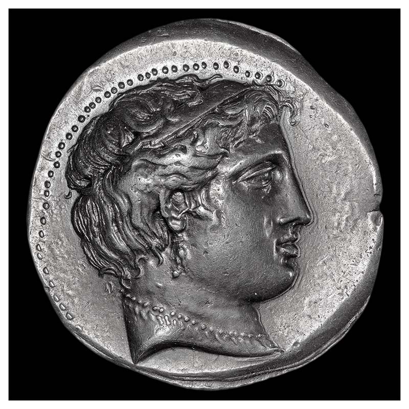 Knidos tetradrachm obverse