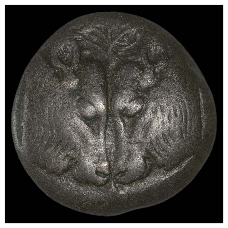 Mitilene billon stater obverse