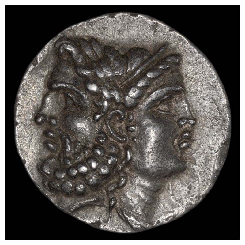 Tenedos tetradrachm obverse