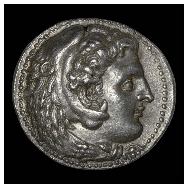 Alexander the Great tetradrachm obverse