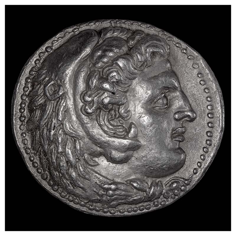 Alexander the Great Babylon tetradrachm obverse