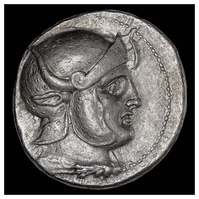 Seleucus I Trophy tetradrachm obverse