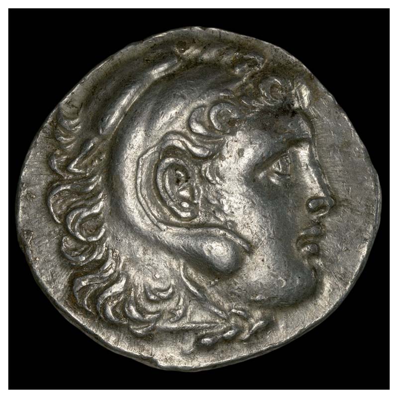 Alexander the Great style tetradrachm obverse