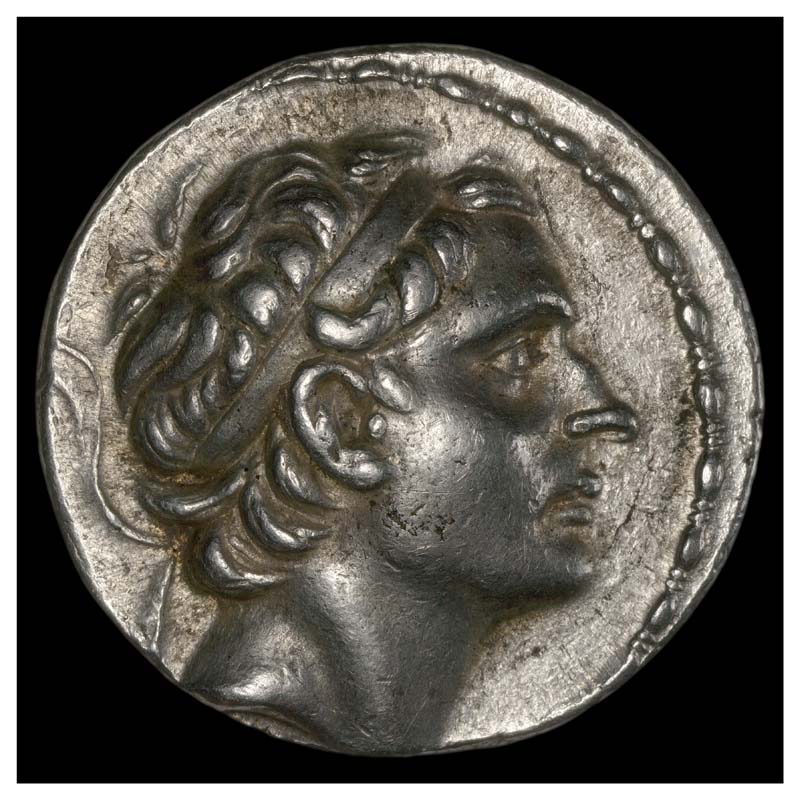 Antiochus III tetradrachm obverse