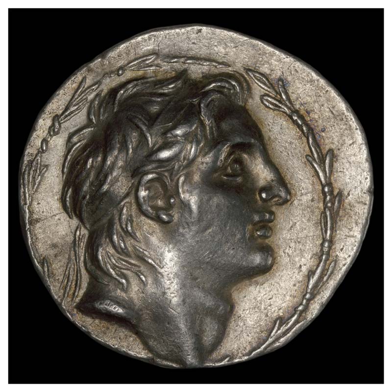 Demetrius I tetradrachm obverse