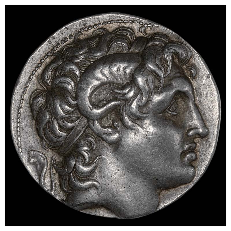 Lysimachos Pergamum tetradrachm obverse