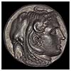 Ptolemy I Alexander elephant skin Athena Alkidemos tetradrachm