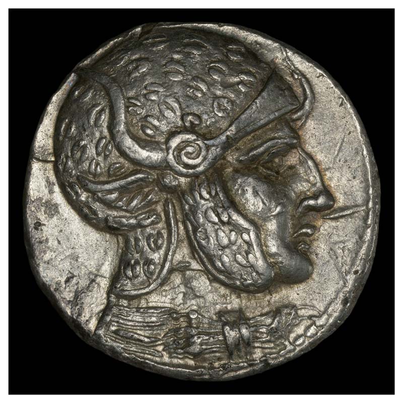 Seleucus I Trophy tetradrachm obverse