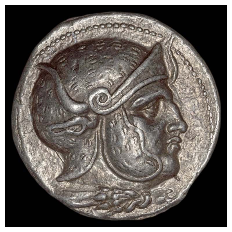 Seleucus I Trophy tetradrachm obverse