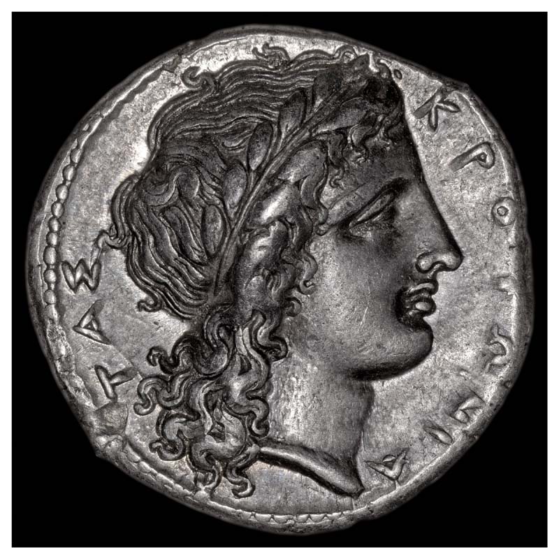 Kroton Apollo/Herakles nomos obverse