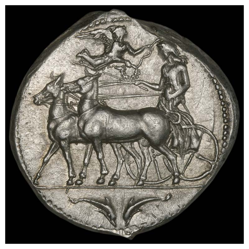 Messana tetradrachm obverse