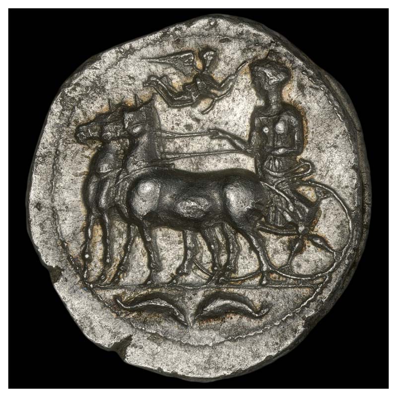 Messana tetradrachm obverse