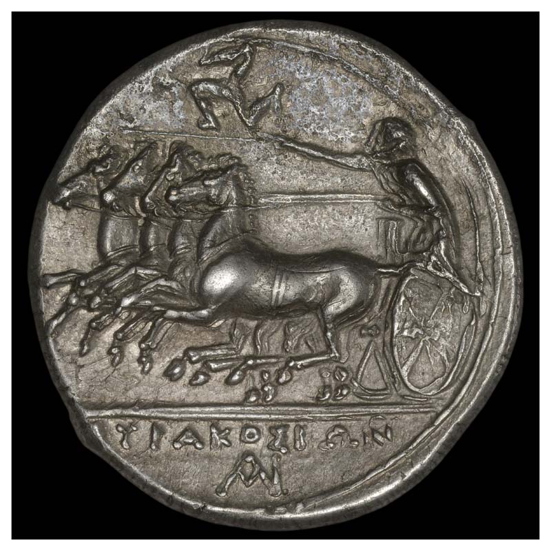 Syracuse Agathokles tetradrachm obverse