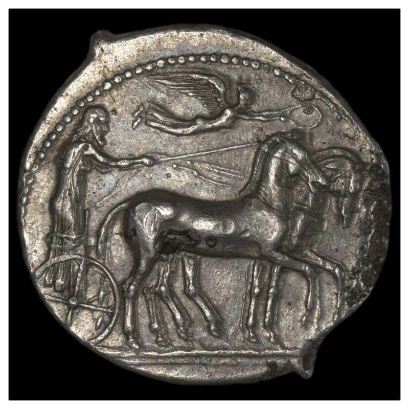 Syracuse tetradrachm Boehringer 641 obverse