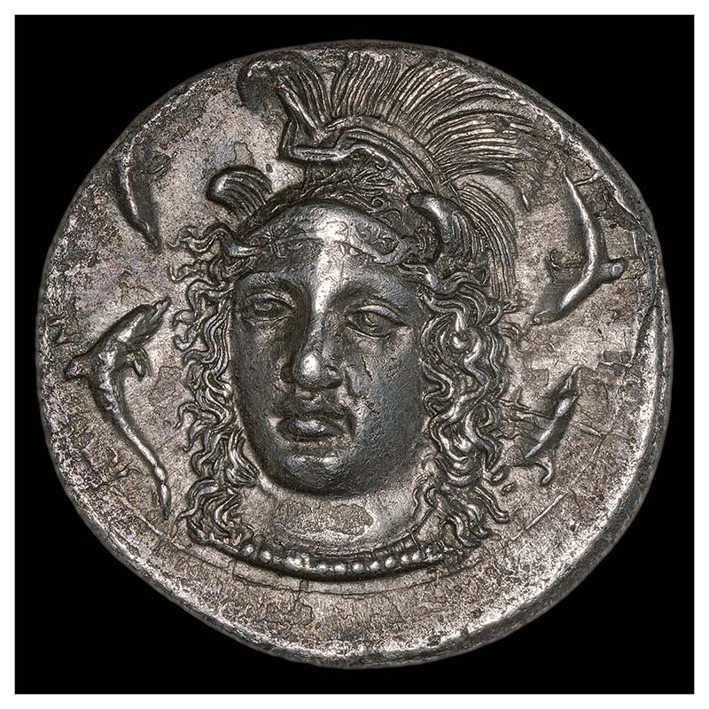 Syracuse Leukaspis drachm obverse