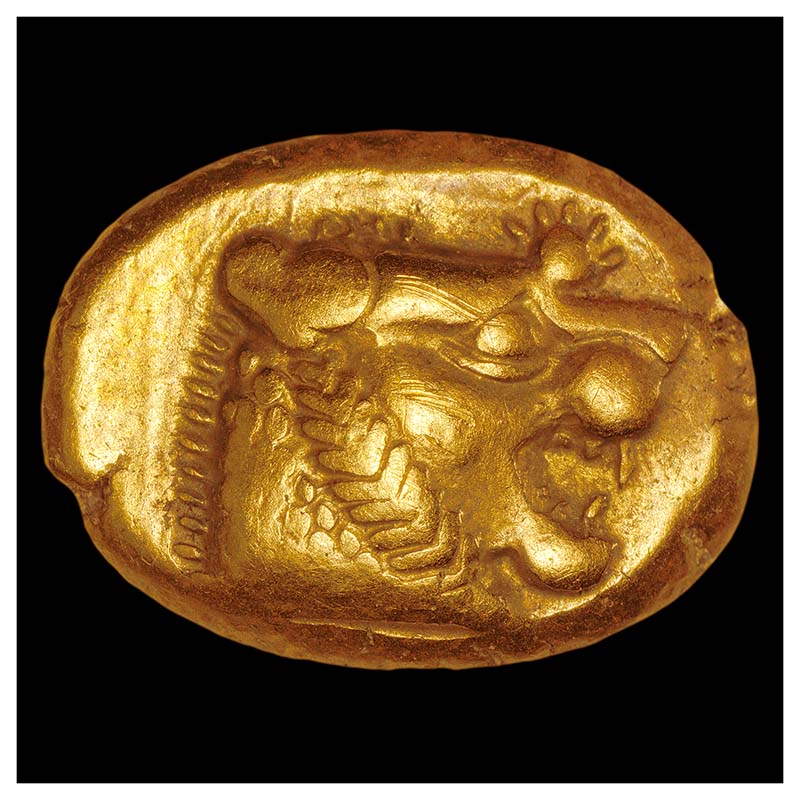 Mermnadai lion trite obverse