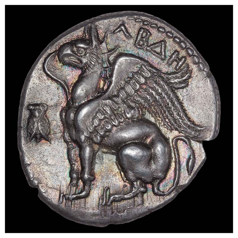 Abdera tetradrachm May A277 obverse