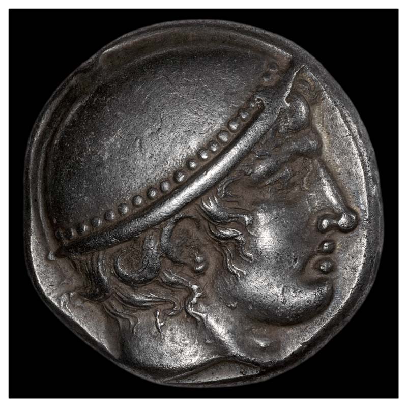 Ainos tetradrachm obverse