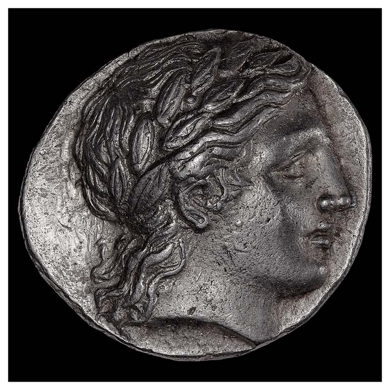 Chalkidian league tetradrachm obverse