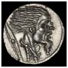 Hostilius Saserna denarius