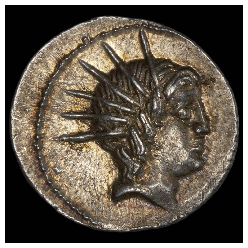 Lucretius Trio denarius obverse